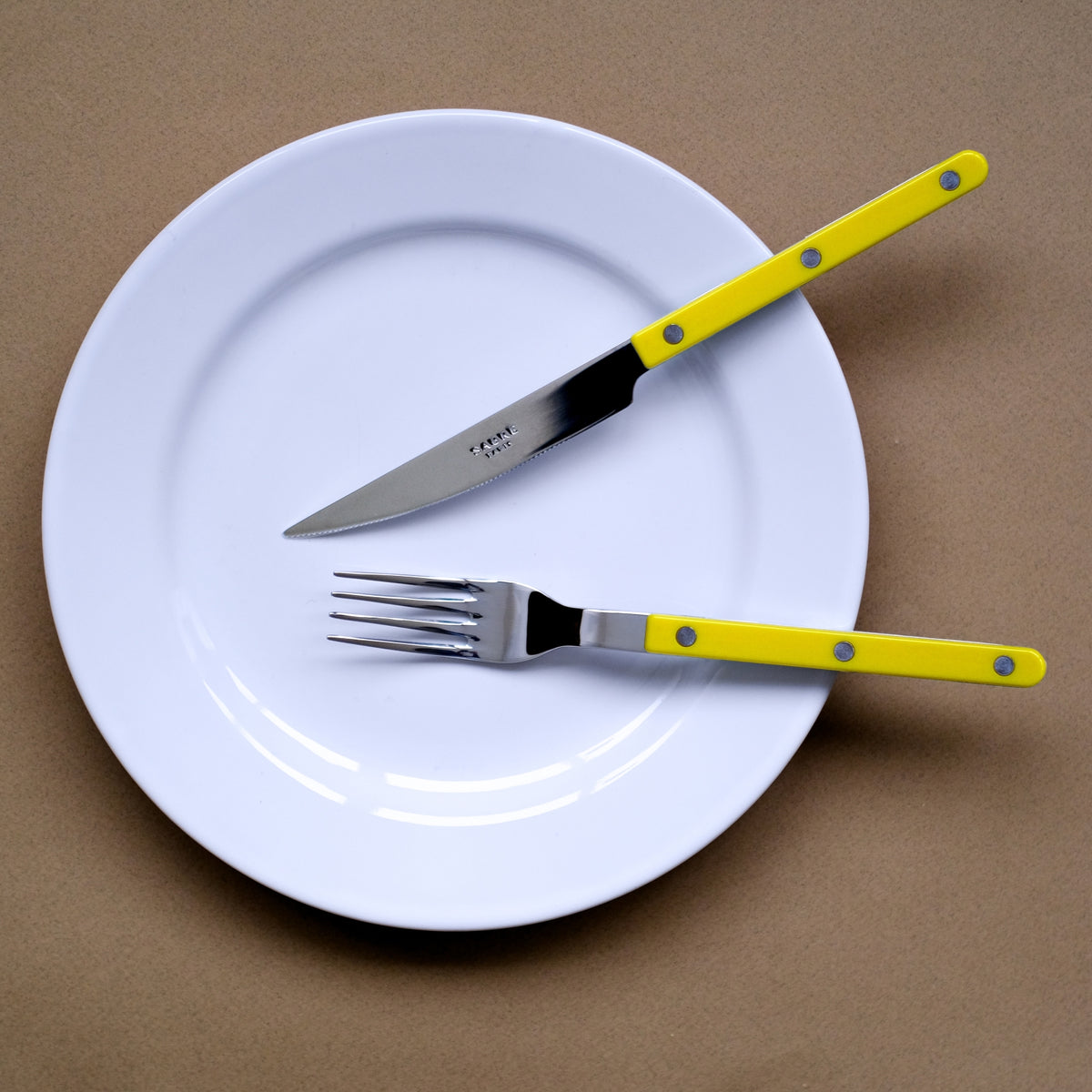 סכו"ם "Bistro" בצבע צהוב- 4 חלקים
