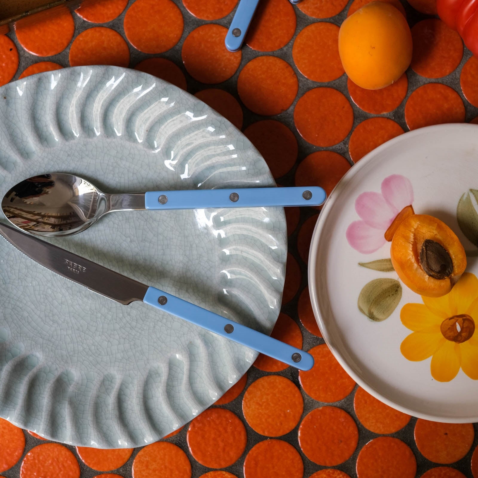 סכו"ם "Bistro" בצבע תכלת