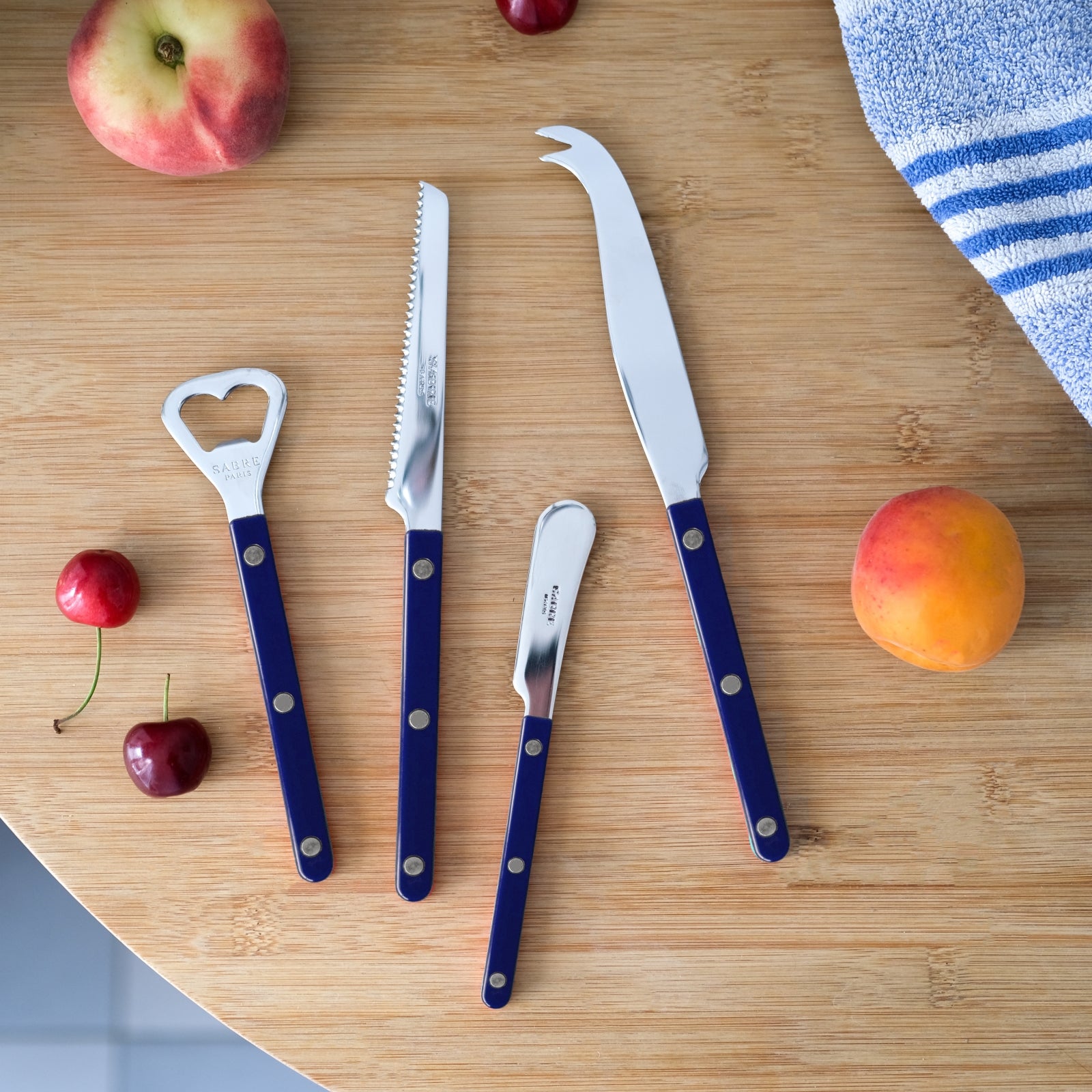 פותחן בקבוקים "Bistro" בצבע בכחול נייבי