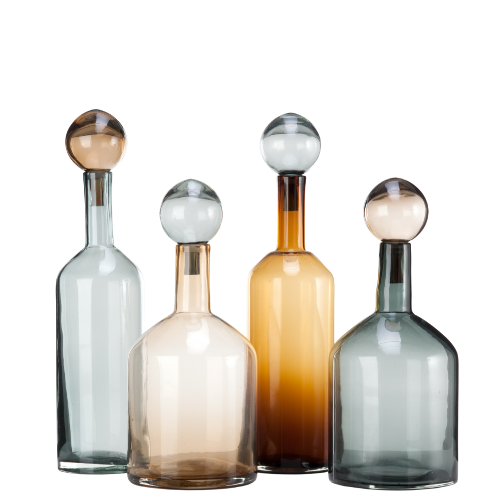 ארבעה בקבוקי נוי