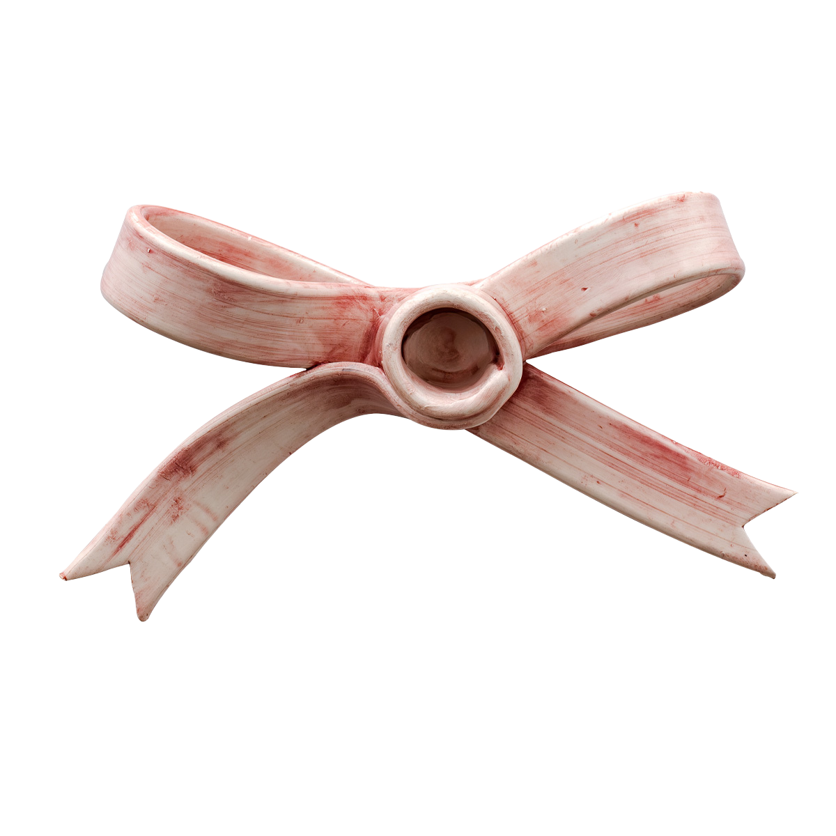 פמוט "Bow" בצבע ורוד