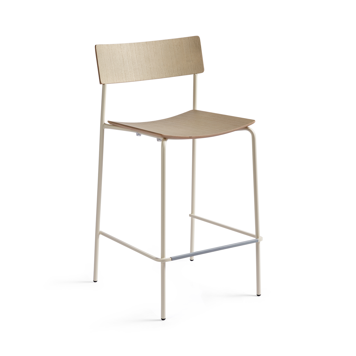 כיסא בר "Mito" בגוון עץ אלון בהיר