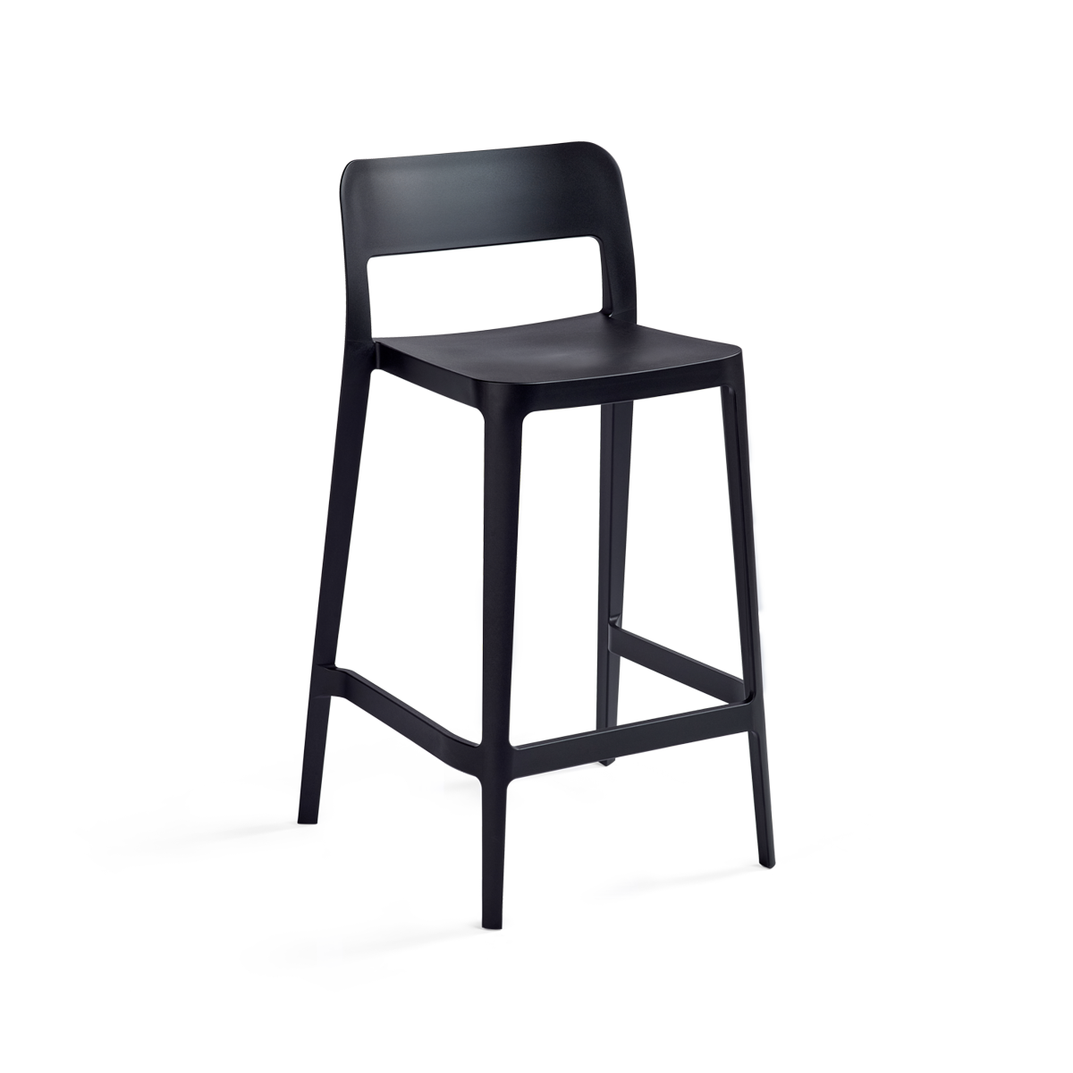 כיסא בר "Nene" בצבע שחור