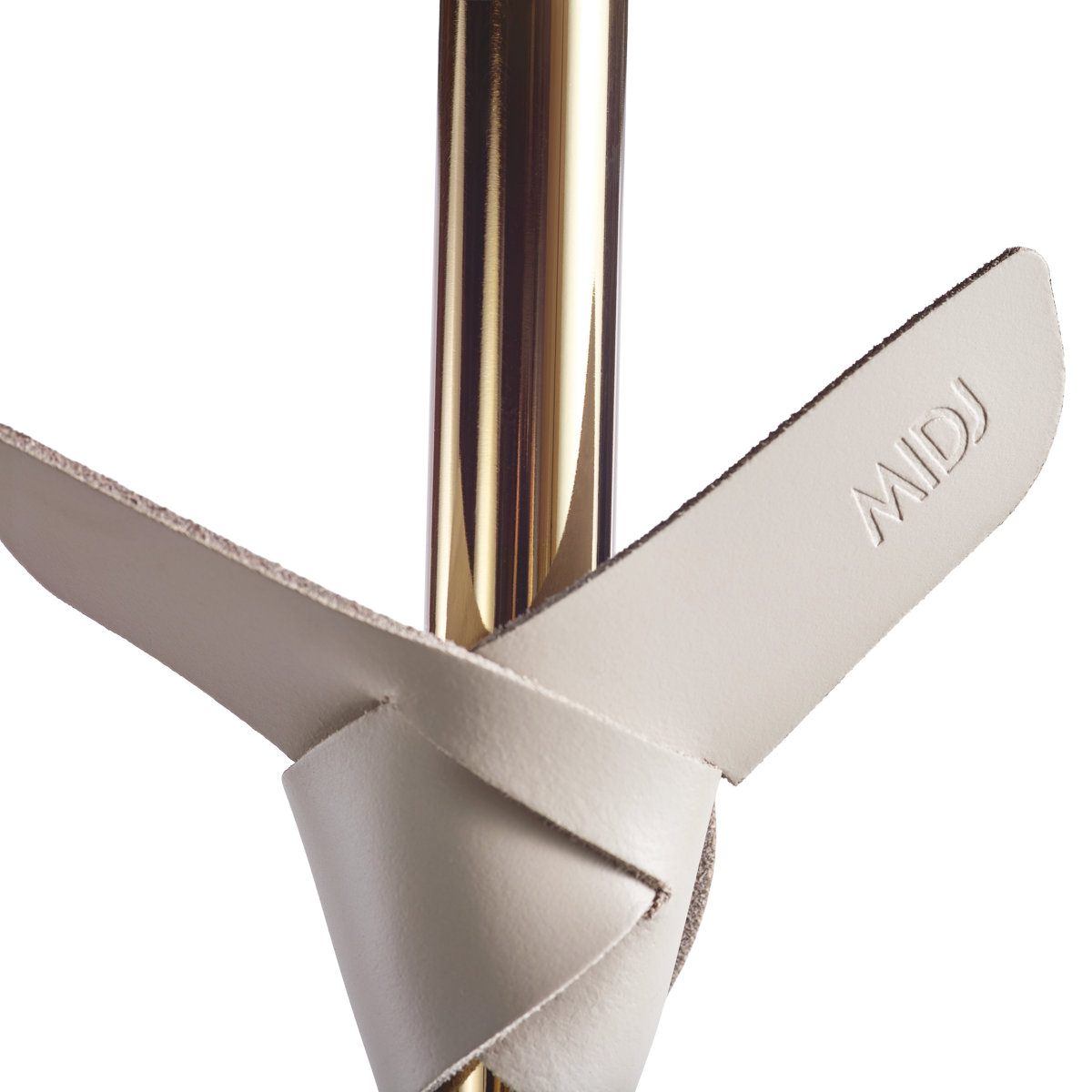 מתלה "Apelle tree" בזהב מוברש עם זרועות תליה בצבע גראז'