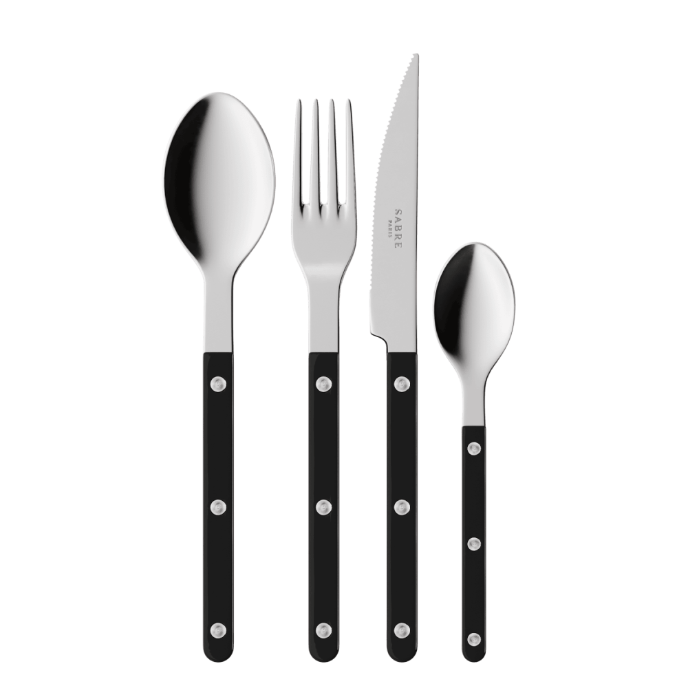 סכו"ם "Bistro" בצבע שחור