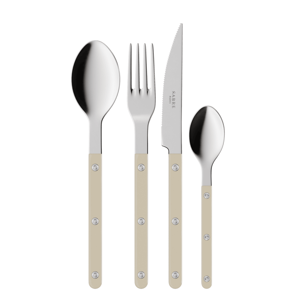 סכו"ם "Bistro" בצבע חאקי בהיר