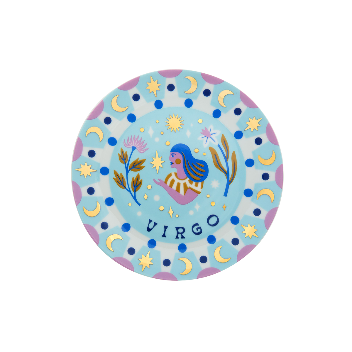 צלחת קטנה מזל בתולה "Virgo"