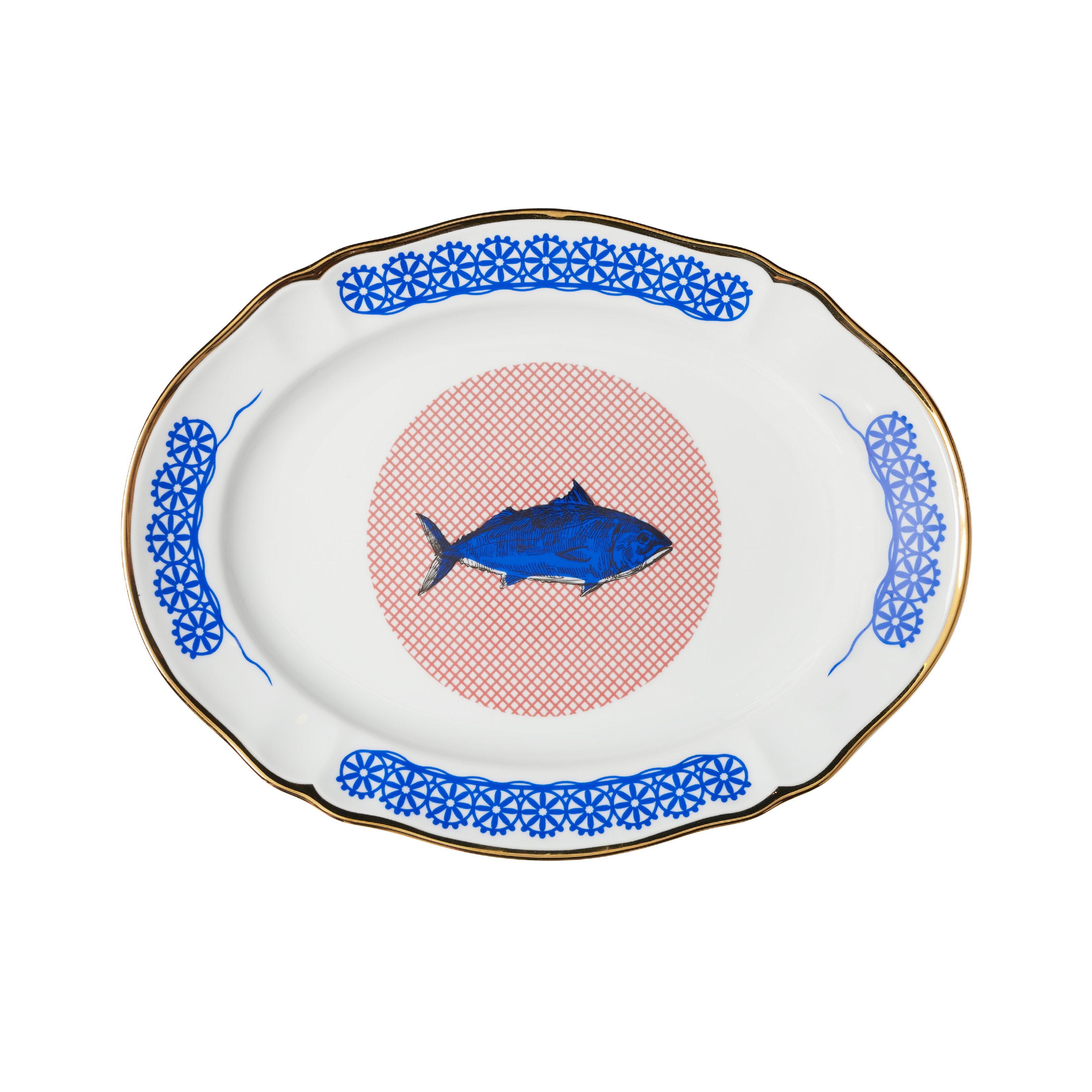 צלחת הגשה אובלית "Pesce"