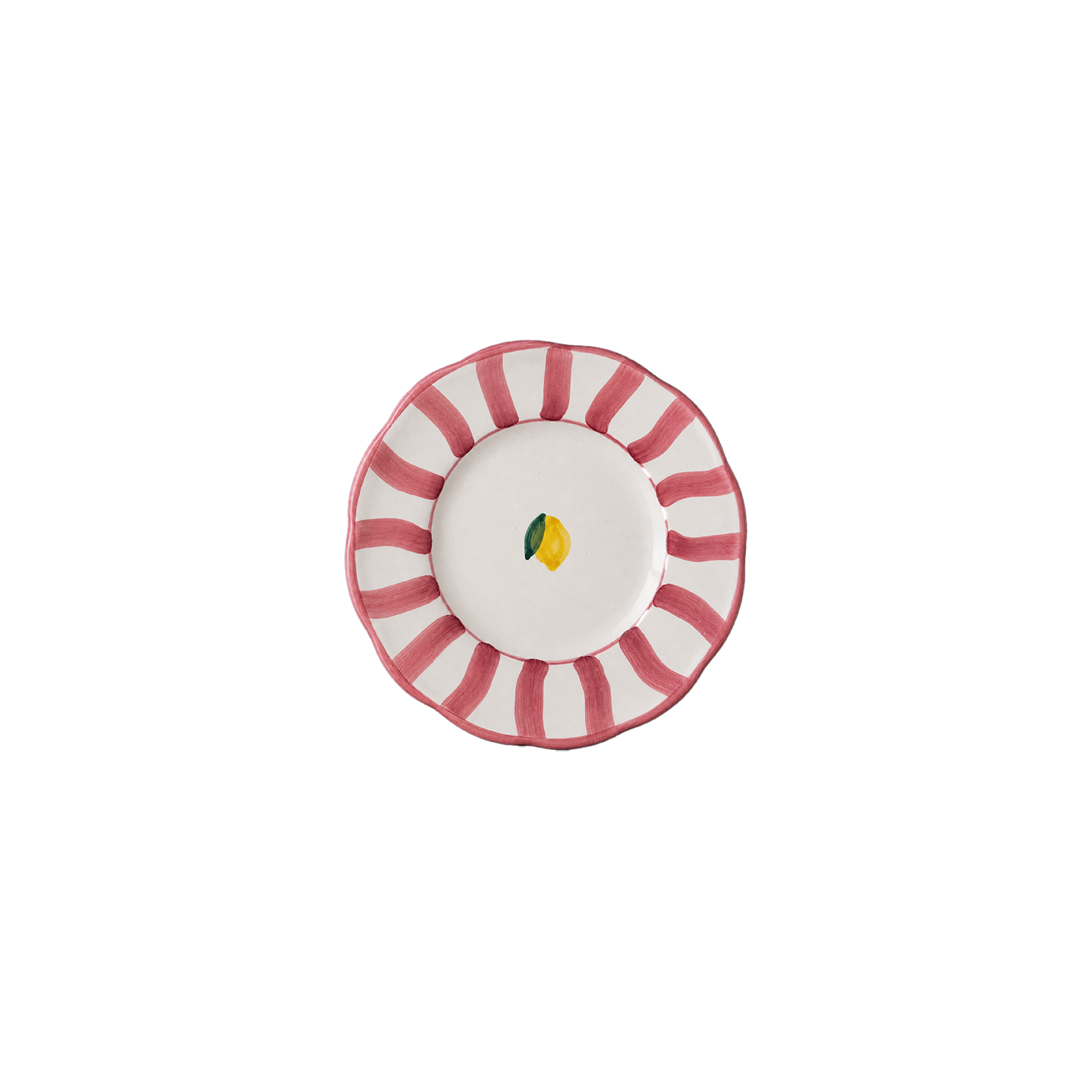 צלחת "Capri" בצבע בורדו גודל S