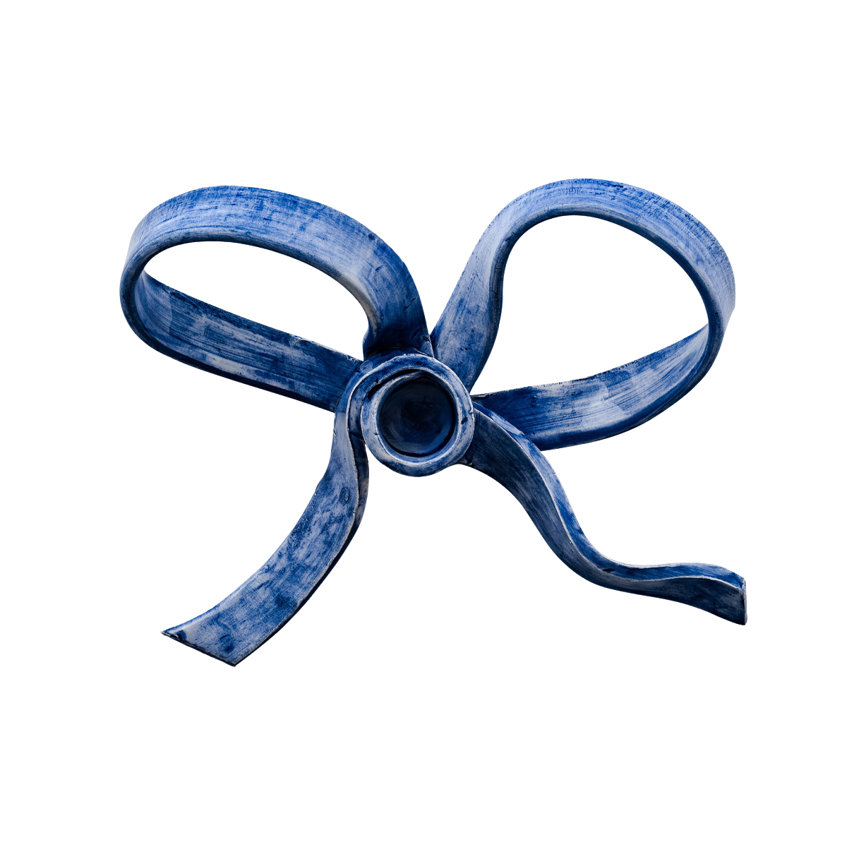 פמוט "Bow" בצבע כחול