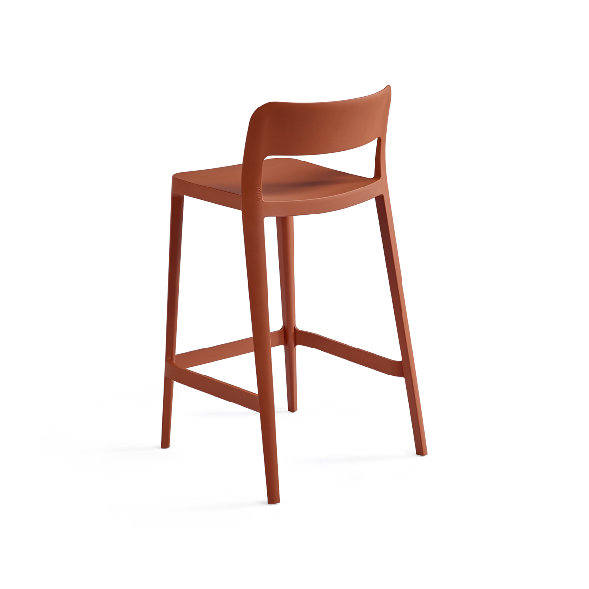 כיסא בר "Nene" בצבע טרקוטה