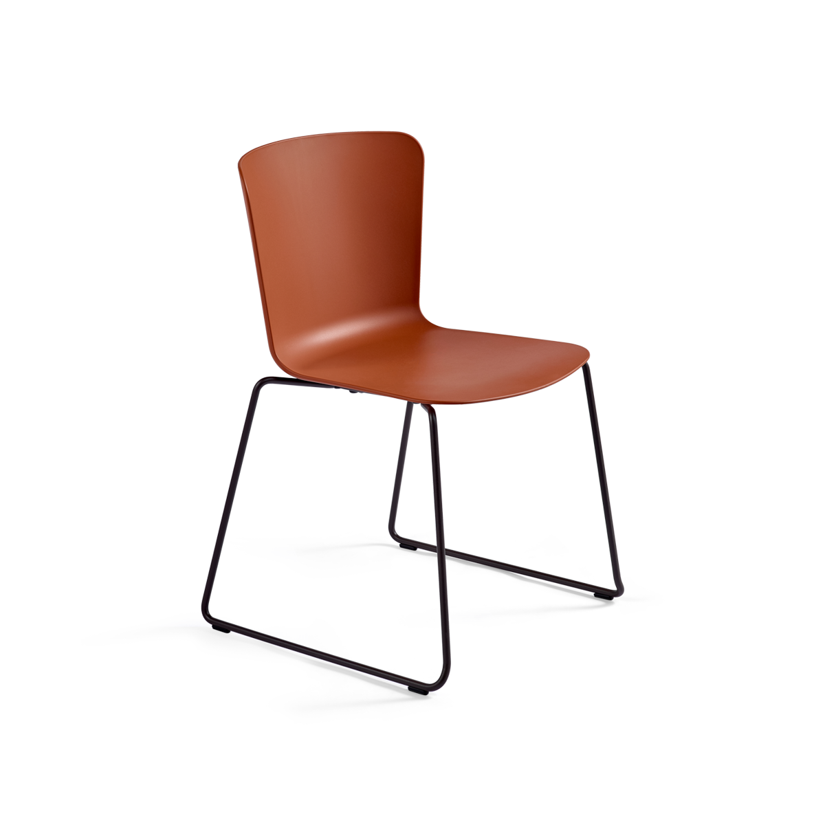 כיסא אוכל "Calla" בצבע טרקוטה