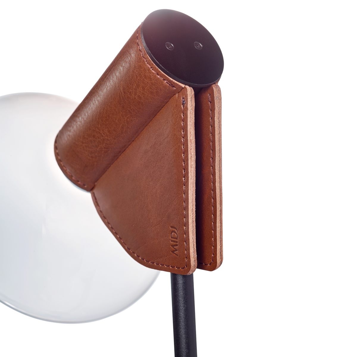 מנורה עומדת "Mug" בעור חום